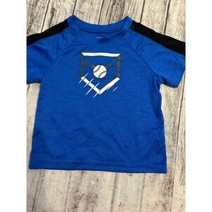 Boys blue‎ baseball shirt size 2T Athletic